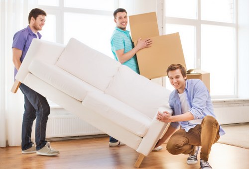 Loading furniture for a Blackfriars flat or office move