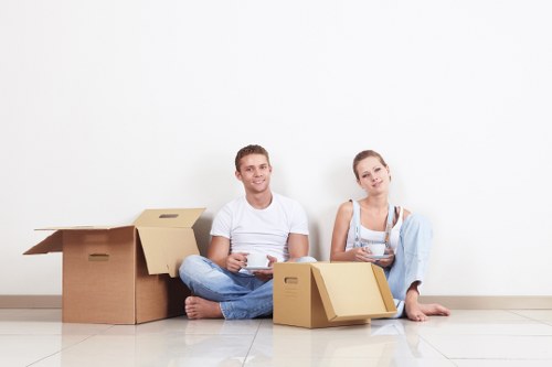 Illustration of requesting accessibility support for a local moving service