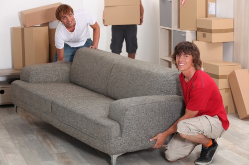Residential flat move support in Blackfriars with van loading