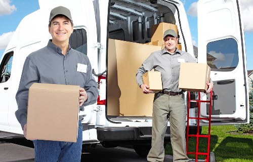 Trained movers handling furniture with care in Blackfriars