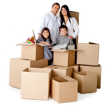 Professional movers preparing for a Blackfriars home move